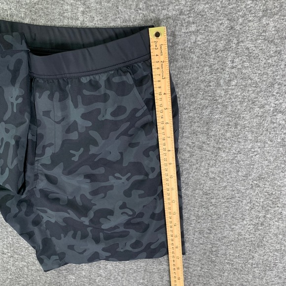 Ten Thousand Interval Shorts Men Large Black Camo Performance 7" Lined 2 In 1 - Picture 7 of 8